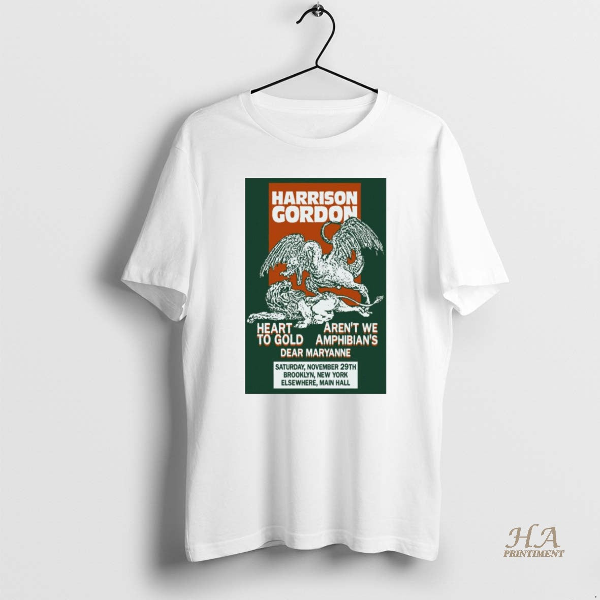 Official Harrison Gordon In Brooklyn Ny November 29 2025 Concert Shirt Hoodie Sweatshirt | PurePodTees.com
