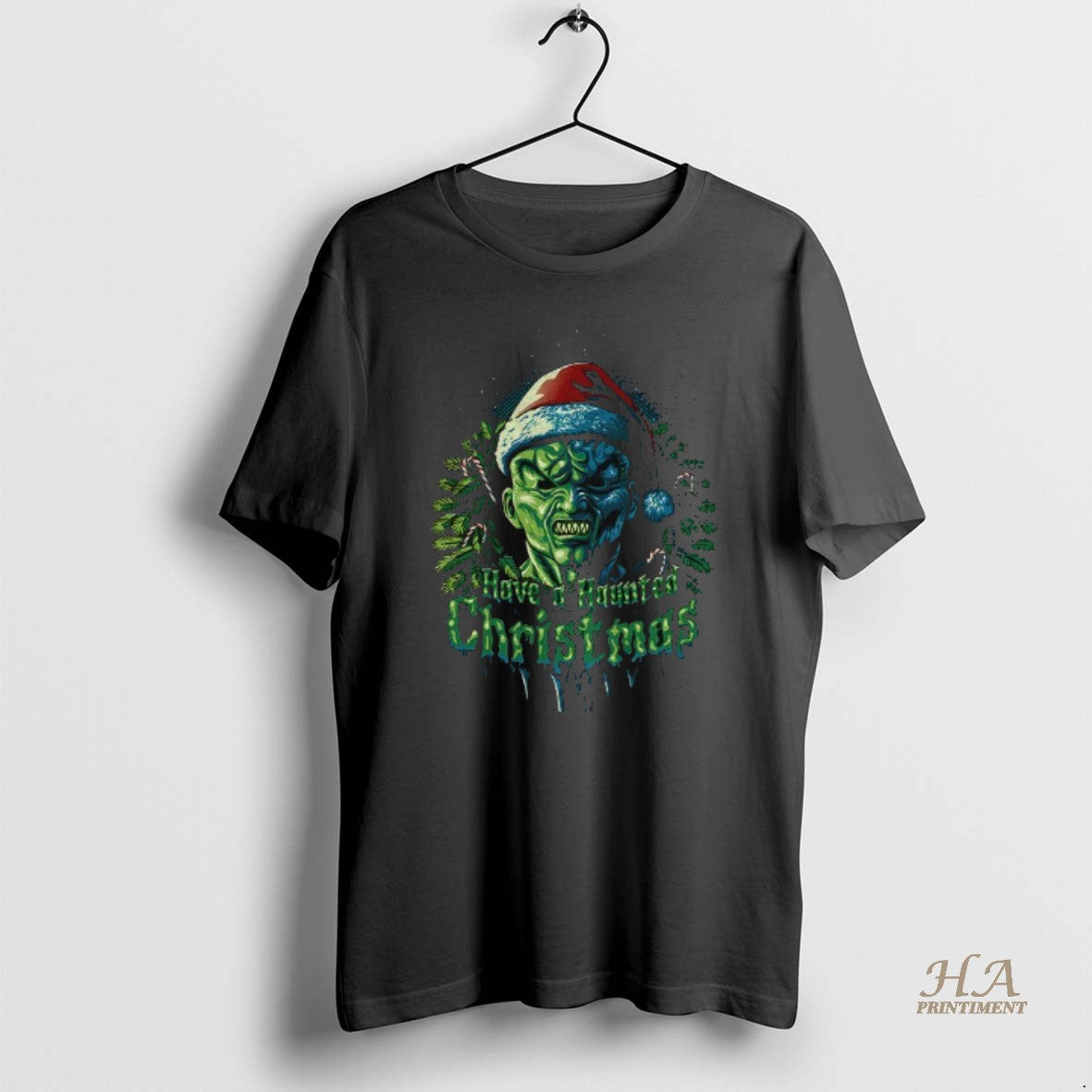 Official Haunted Christmas Have A Haunted Christmas Shirt Hoodie Sweatshirt | PurePodTees.com