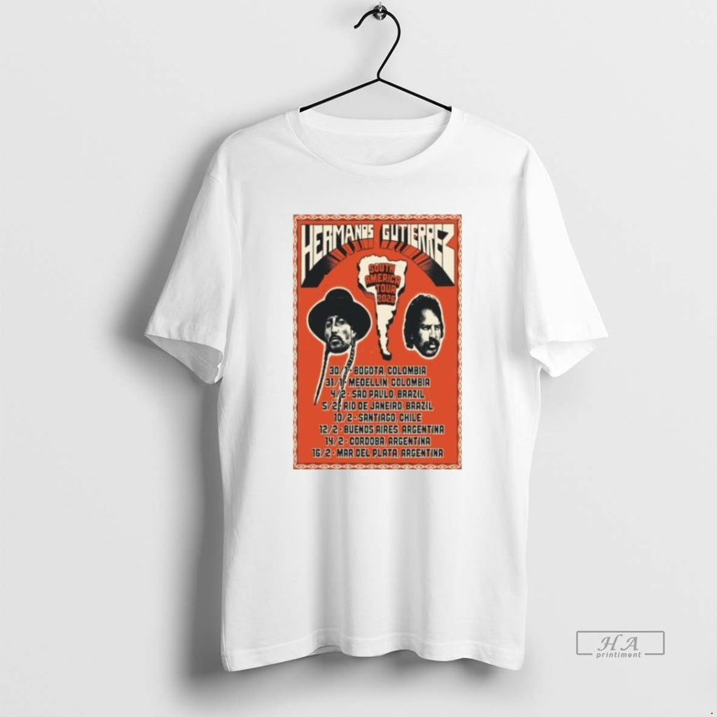 Official Hermanos Gutierrez South America 2026 Concert Shirt Hoodie Sweatshirt | PurePodTees.com