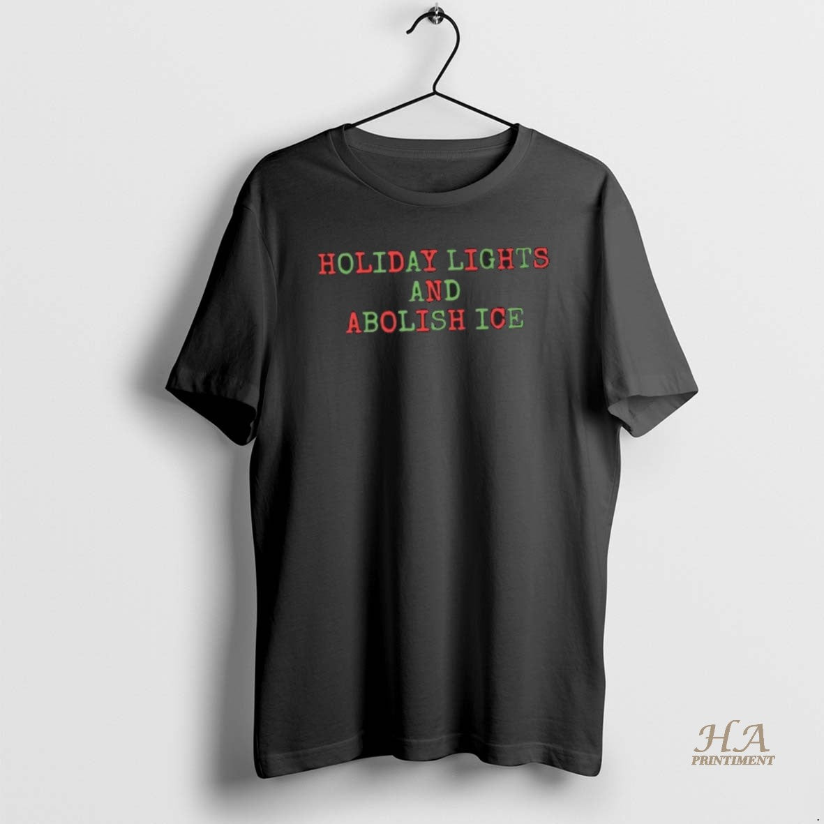 Official Holiday Lights And Abolish Ice Shirt Hoodie Sweatshirt | PurePodTees.com