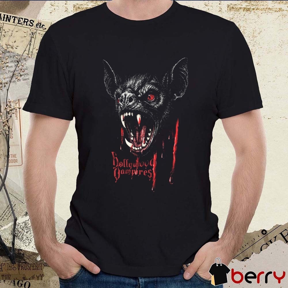 Hollywood Vampires Europe And UK 2026 Tour The Bat Spiral Direct t-shirt