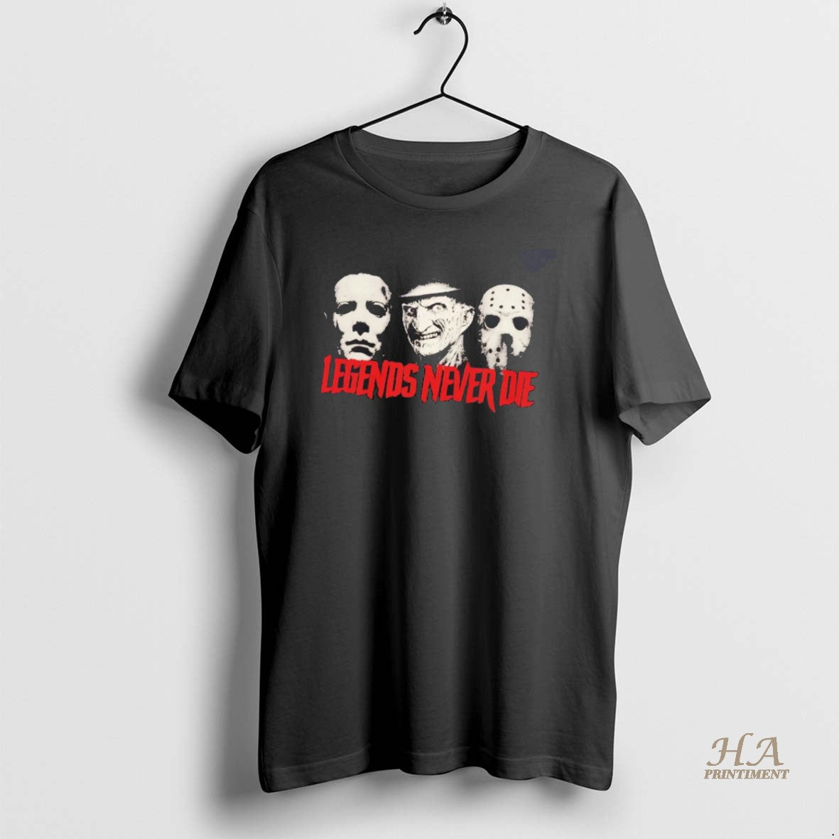 Official Horror Movies Characters Legends Never Die Halloween Shirt Hoodie Sweatshirt | PurePodTees.com