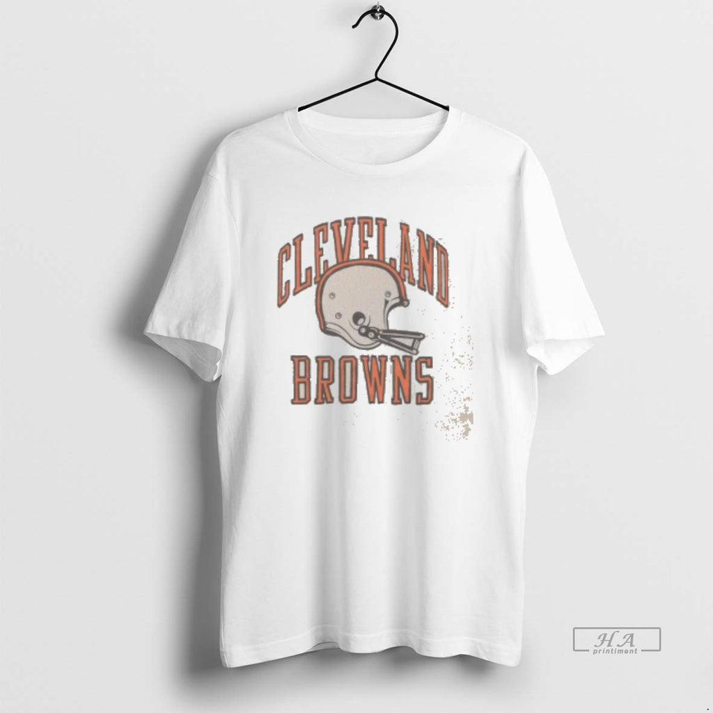 Official Hot Cleveland Browns White Helmet Washed