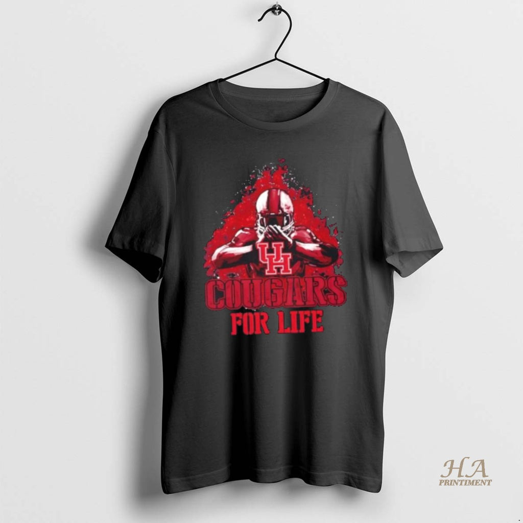 Official Houston Cougars Football For Life Shirt Hoodie Sweatshirt | PurePodTees.com