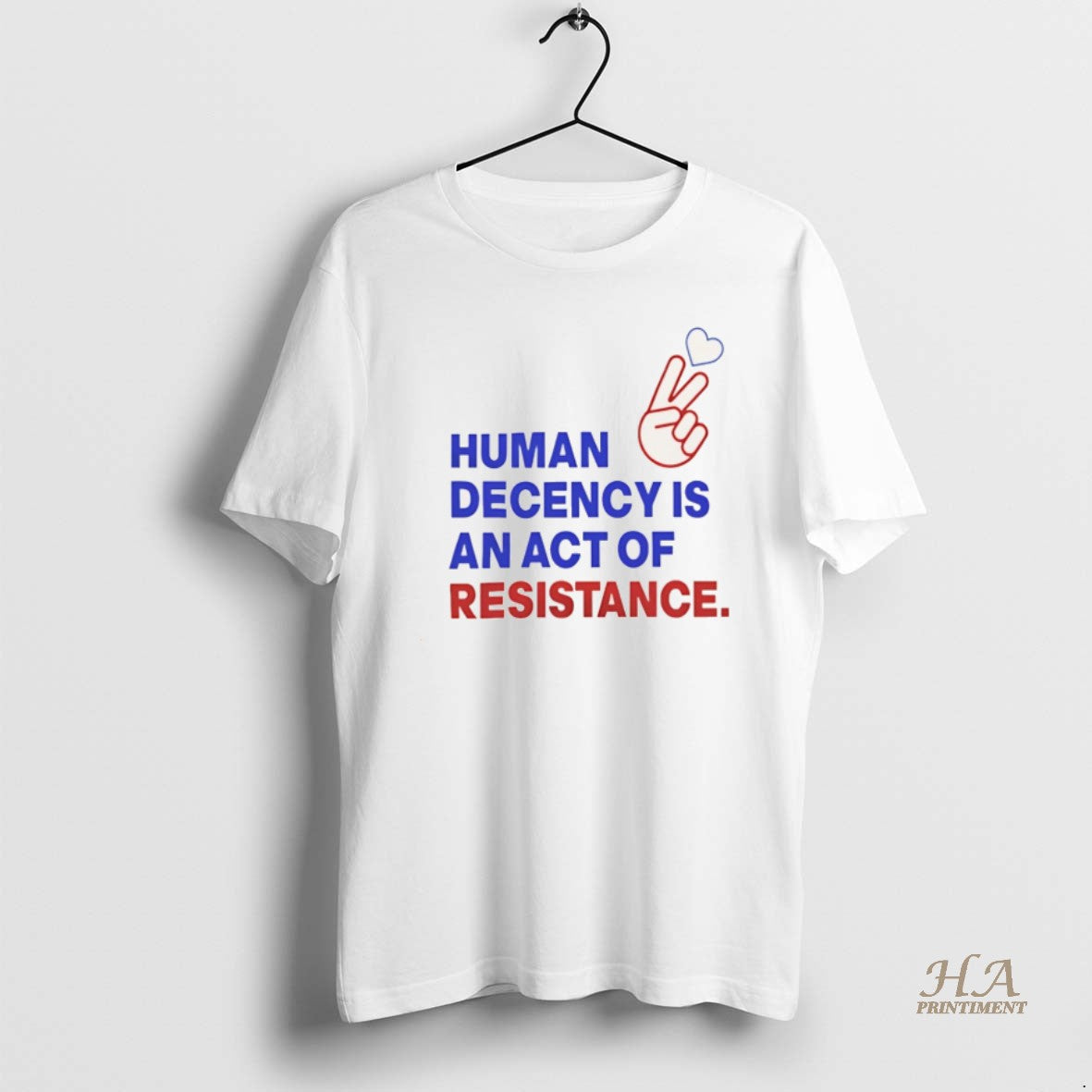 Official Human Decency Is An Act Of Resistance Christmas Shirt Hoodie Sweatshirt | PurePodTees.com