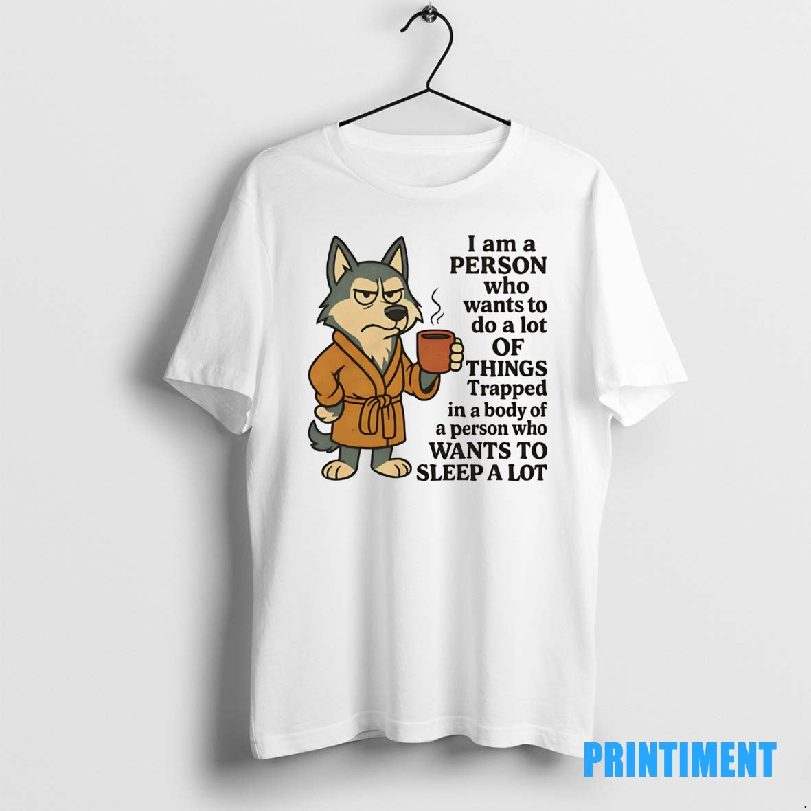 Official Husky I Am A Person Who Wants To Do A Lot Of Things Trapped Shirt Hoodie Sweatshirt | PurePodTees.com