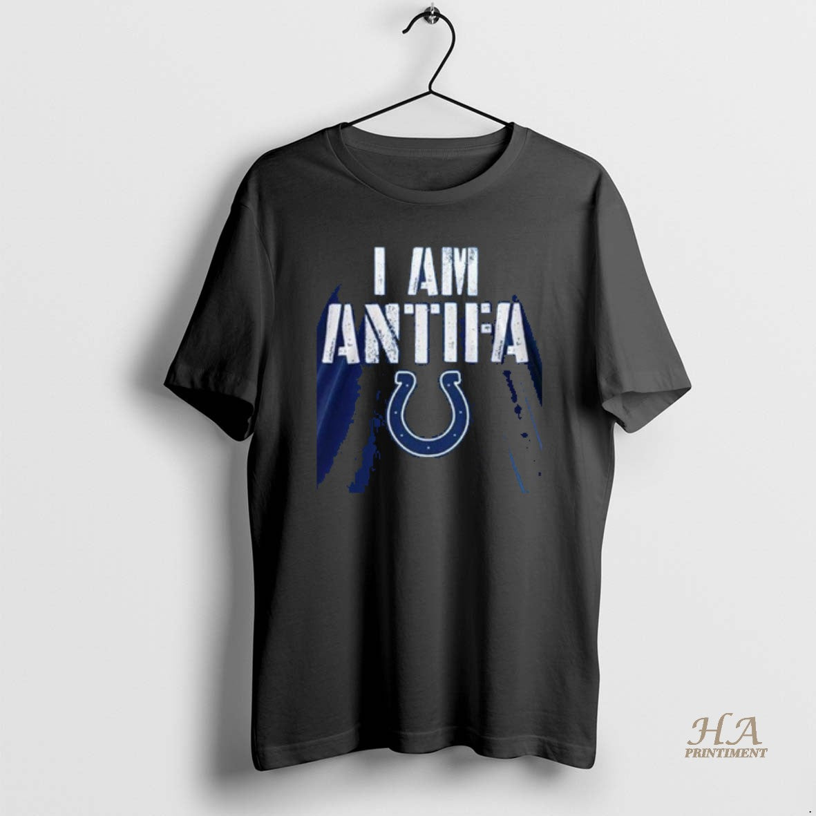 Official I Am Antifa Indianapolis Colts Against Fascism Two Side Shirt Hoodie Sweatshirt | PurePodTees.com
