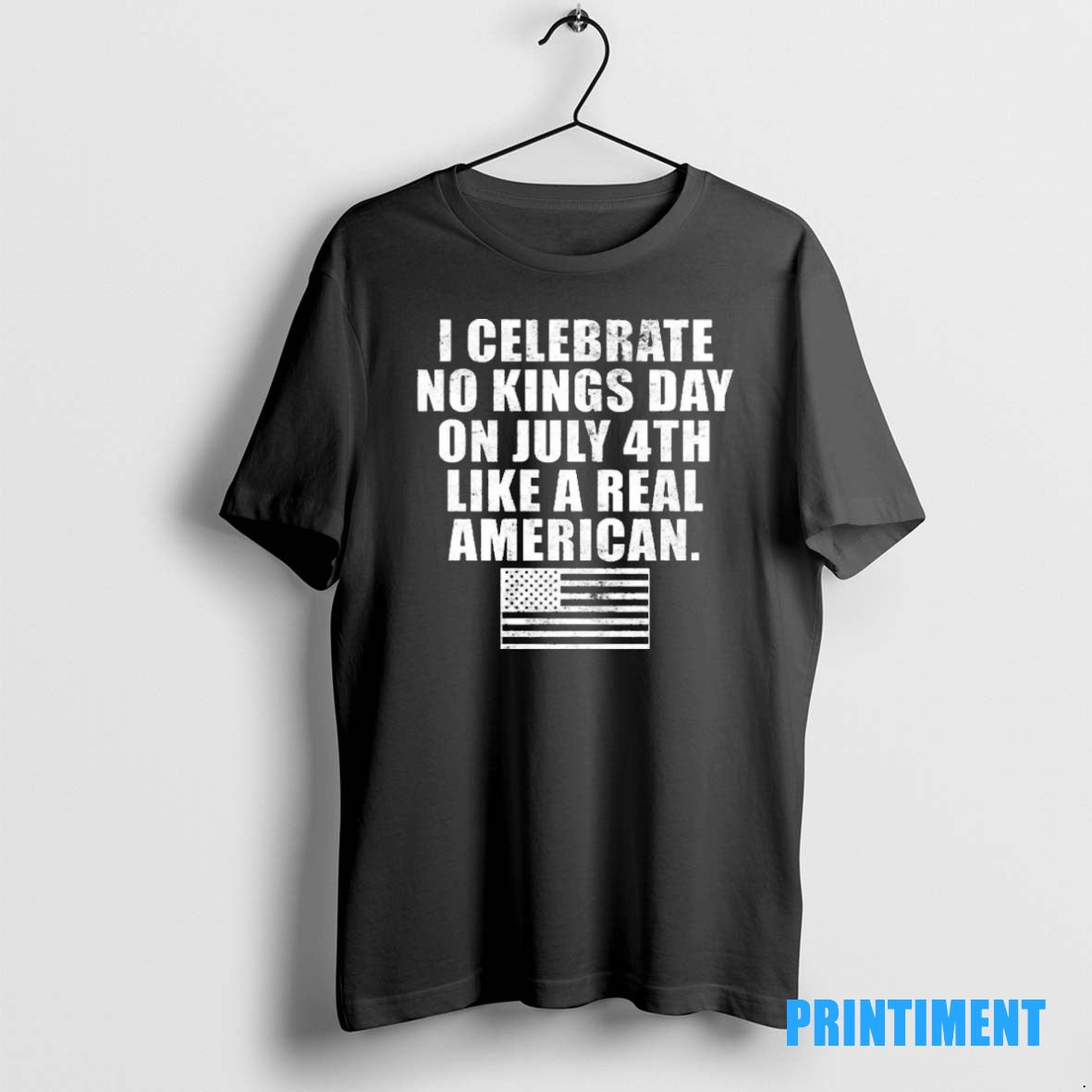 Official I Celebrate Real No Kings Day On July 4th Like A Real American Usa Shirt Hoodie Sweatshirt | PurePodTees.com