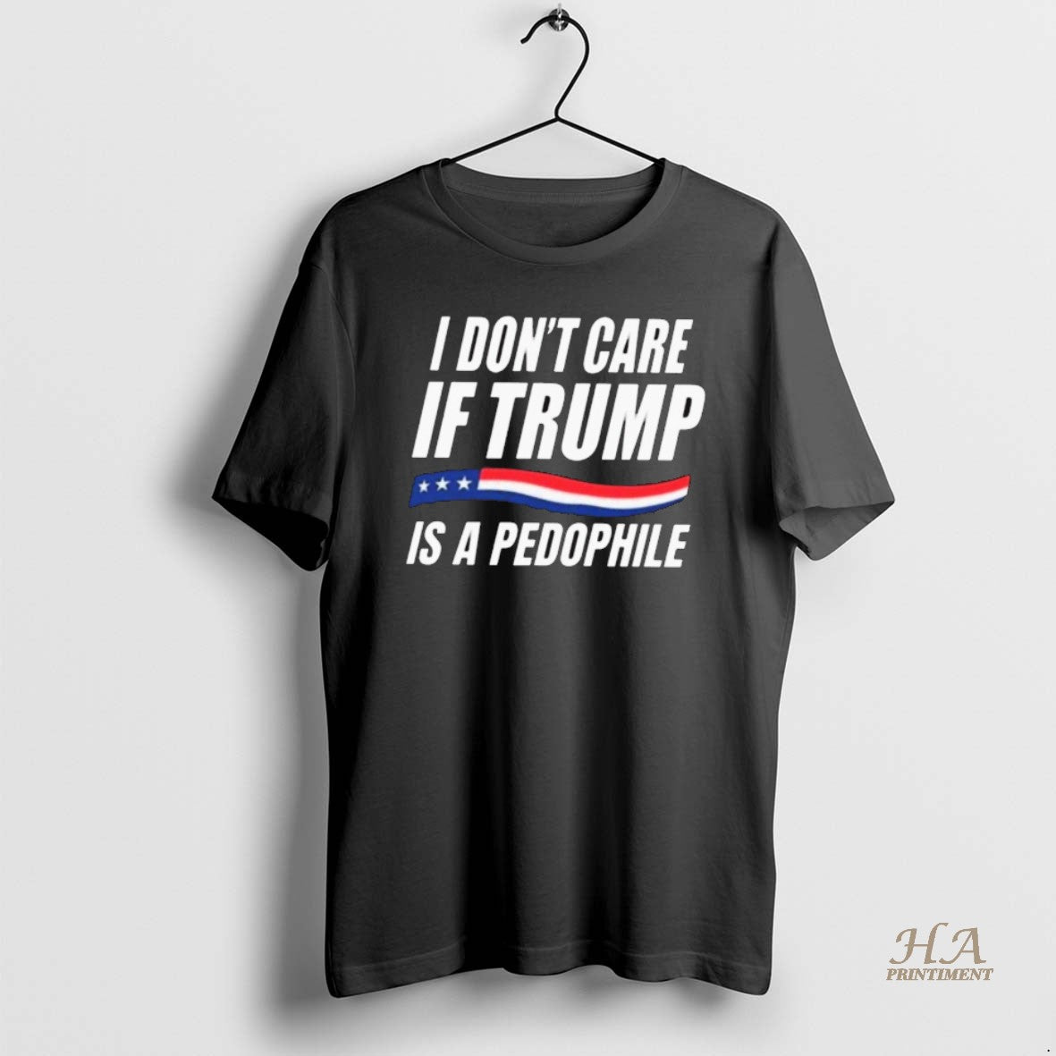 Official I Dont Care If Trump Is A Pedophile American Flag Shirt Hoodie Sweatshirt | PurePodTees.com