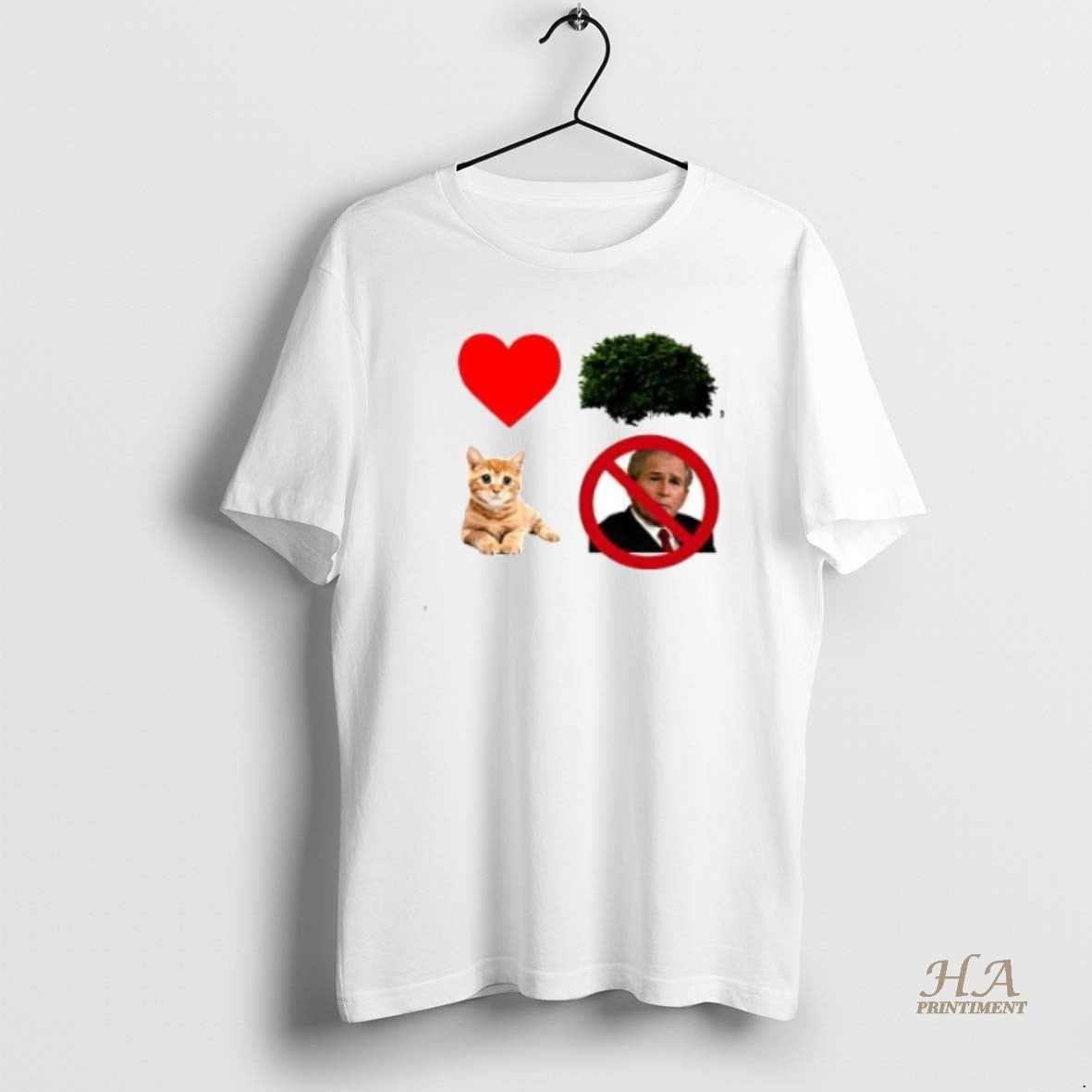 Official I Heart Bush The Pussy Not The President Meme Shirt Hoodie Sweatshirt | PurePodTees.com
