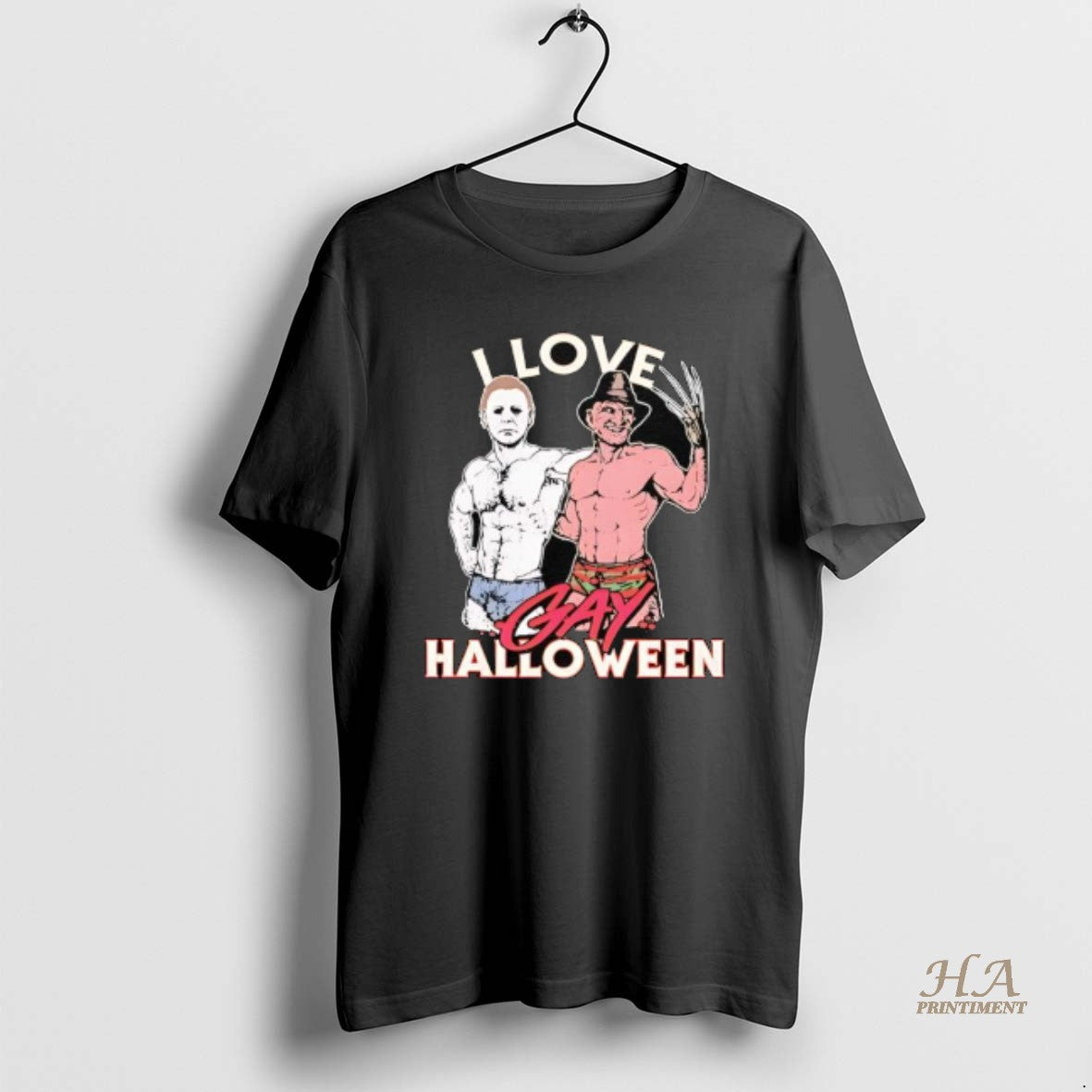 Official I Love Gay Halloween 2025 Retro Shirt Hoodie Sweatshirt | PurePodTees.com