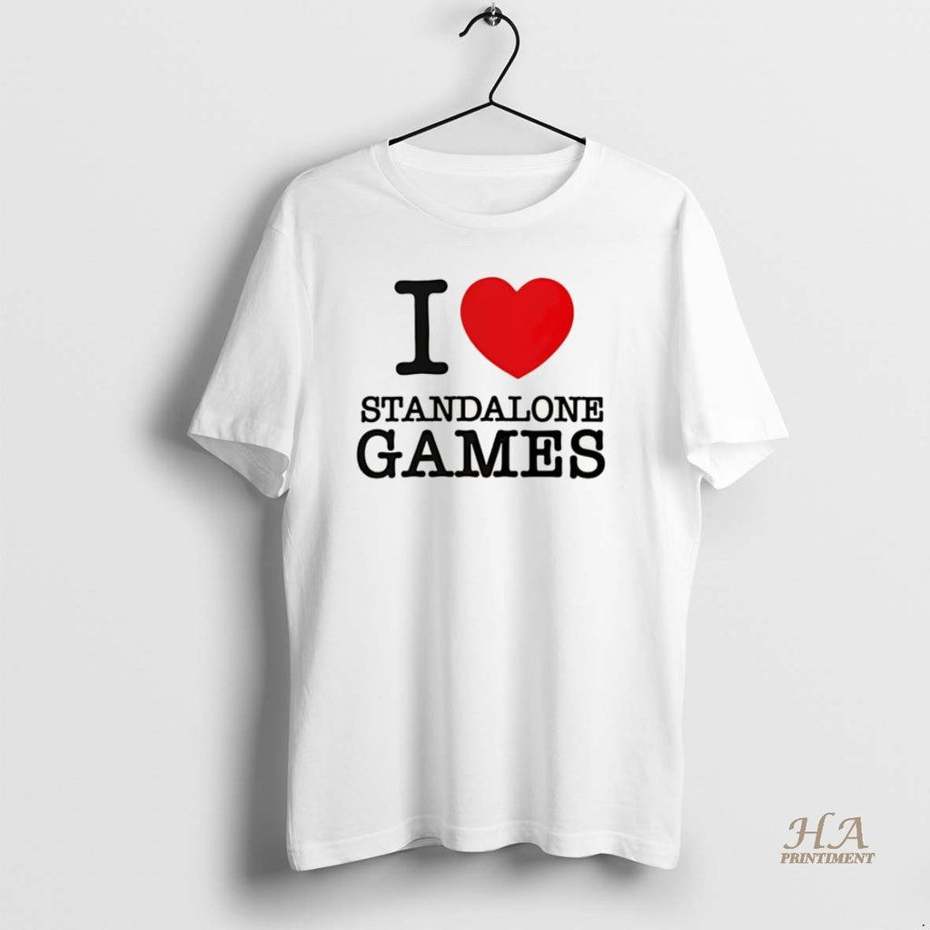 Official I Love Standalone Games Christmas Shirt Hoodie Sweatshirt | PurePodTees.com