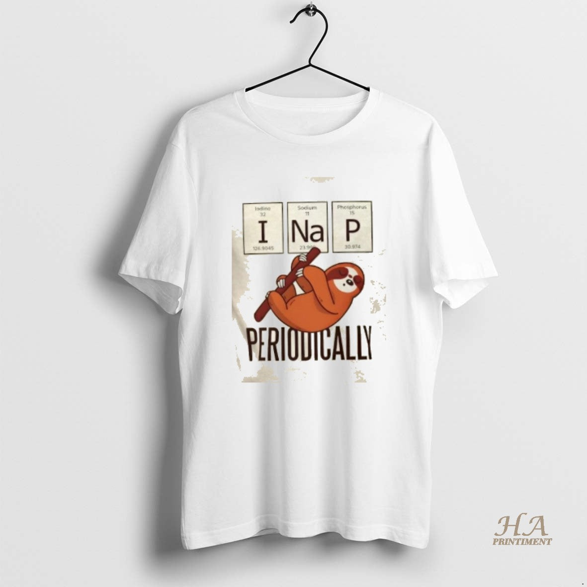 Official I Nap Periodically Science Sloth Shirt Hoodie Sweatshirt | PurePodTees.com