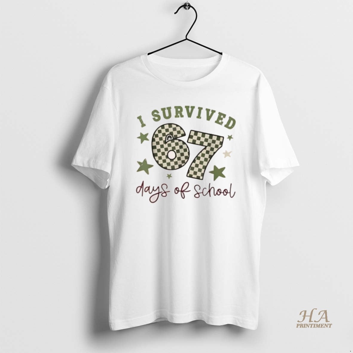 Official I Survived 67 Days Of School Teachers Students Six Seven 90s Shirt Hoodie Sweatshirt | PurePodTees.com