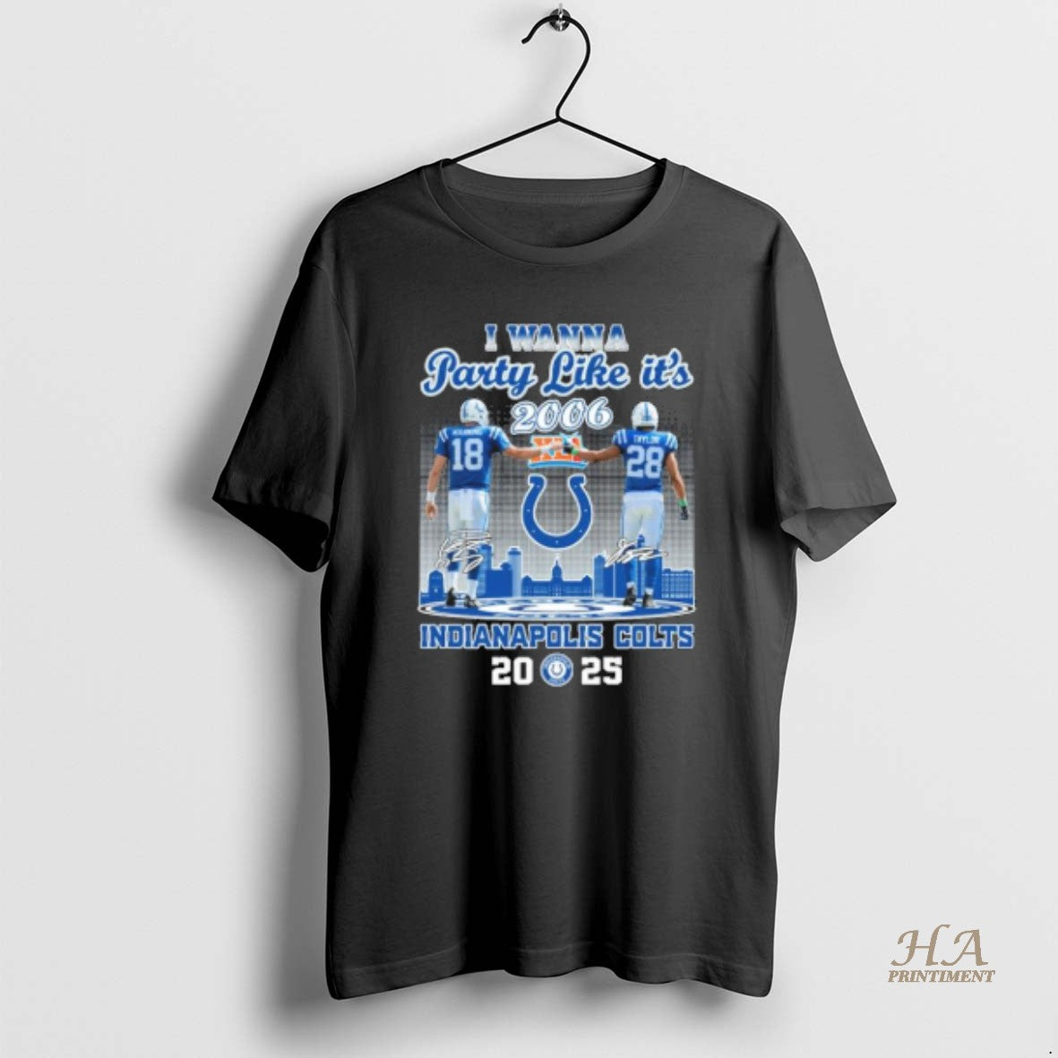 Official I Wanna Party Like Its 2006 Indianapolis Colts 2025 Shirt Hoodie Sweatshirt | PurePodTees.com