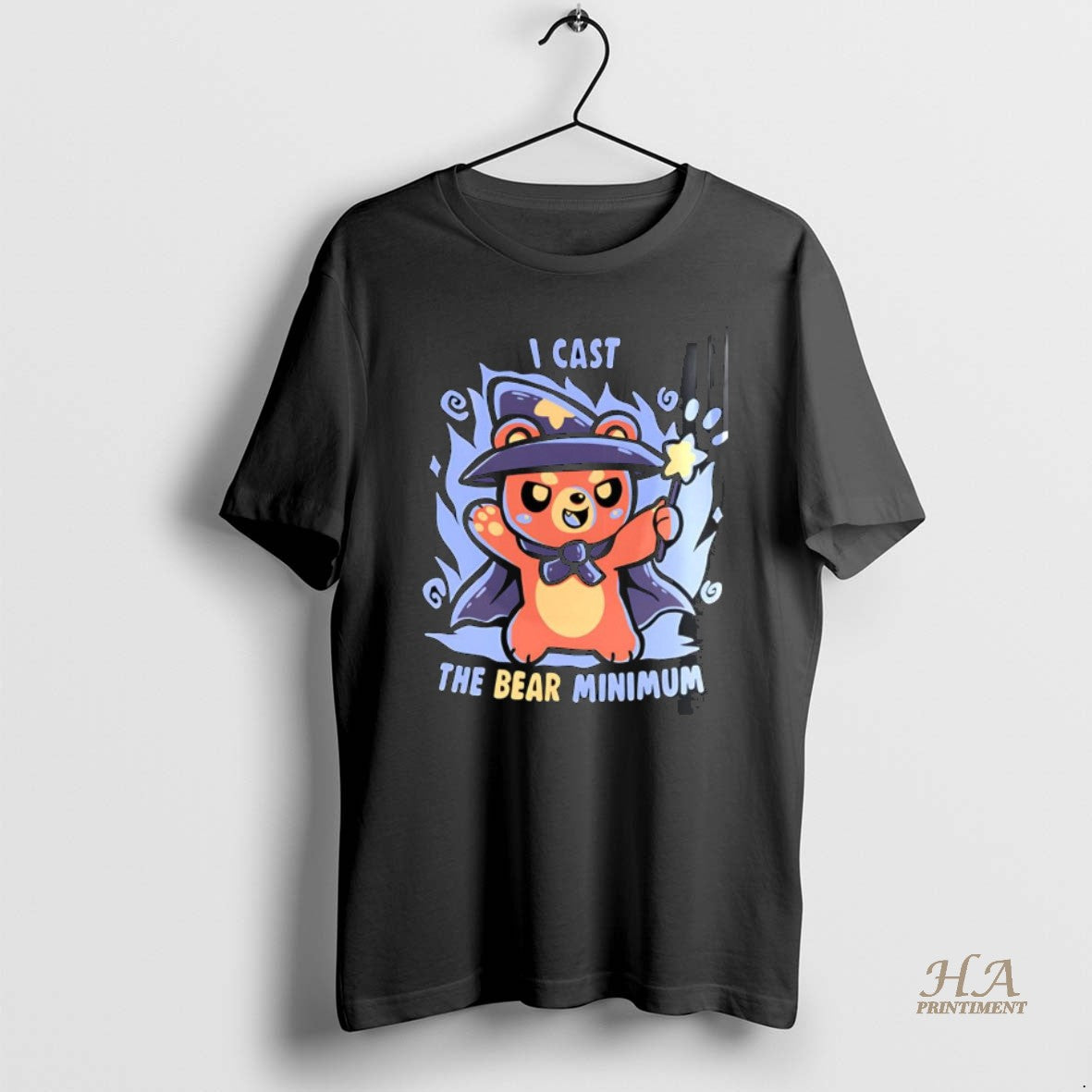 Official I Cast The Bear Mage Minimum Shirt Hoodie Sweatshirt | PurePodTees.com