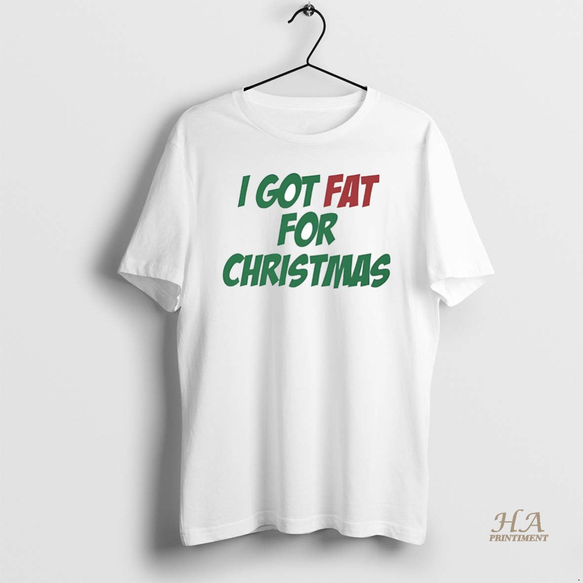 Official I Got Fat For Christmas Shirt Hoodie Sweatshirt | PurePodTees.com