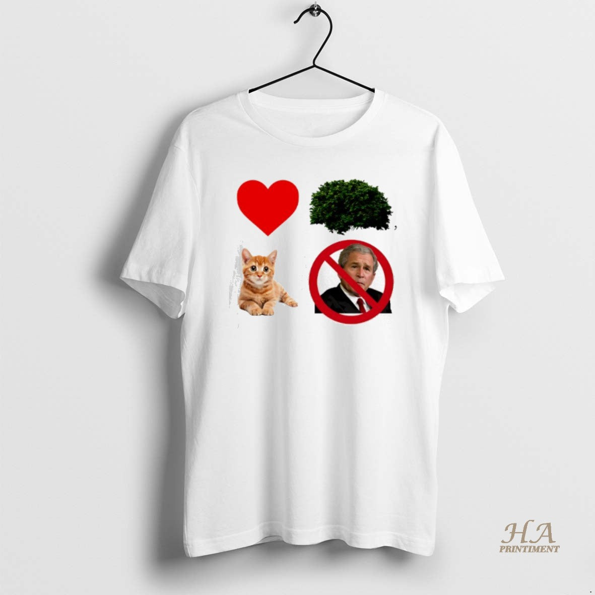 Official I Heart Bush The Pussy Not The President George W Shirt Hoodie Sweatshirt | PurePodTees.com