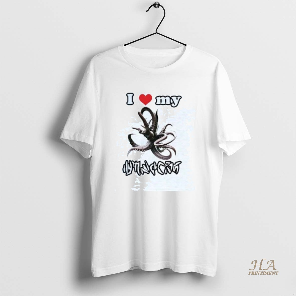 Official I Love My Alien Tentacle Tendril Shirt Hoodie Sweatshirt | PurePodTees.com