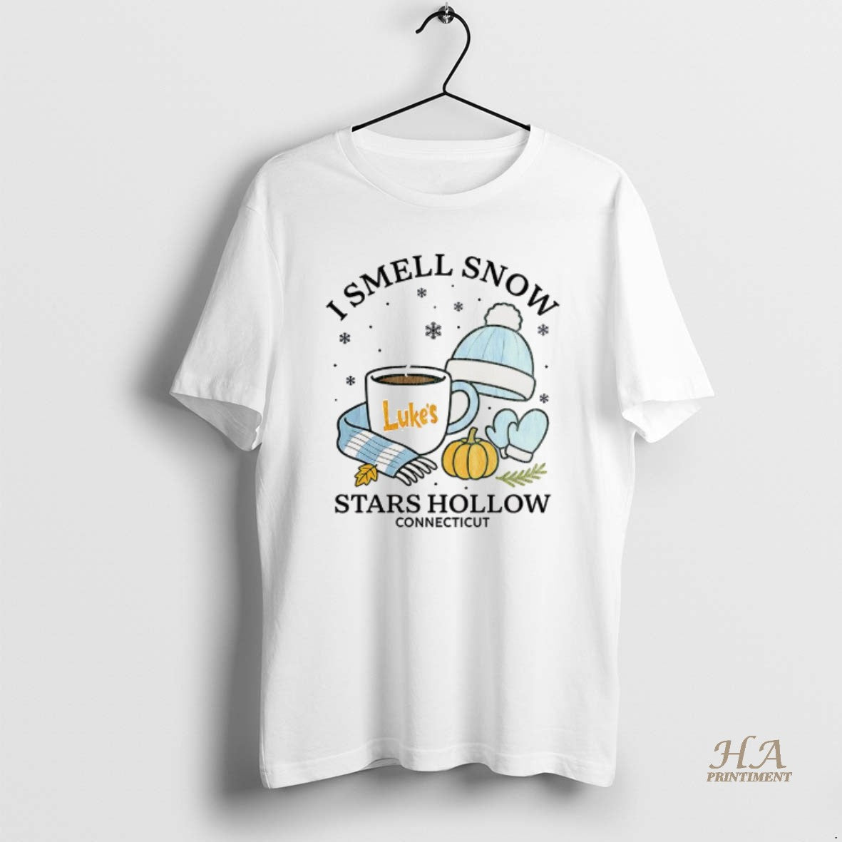 Official I Smell Snow Stars Hollow Connecticut Christmas Shirt Hoodie Sweatshirt | PurePodTees.com