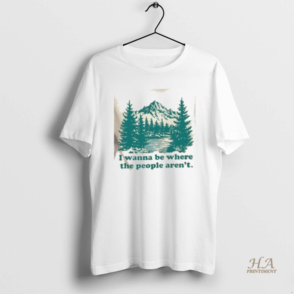 Official I Wanna Be Where The People Arent Vintage Shirt Hoodie Sweatshirt | PurePodTees.com