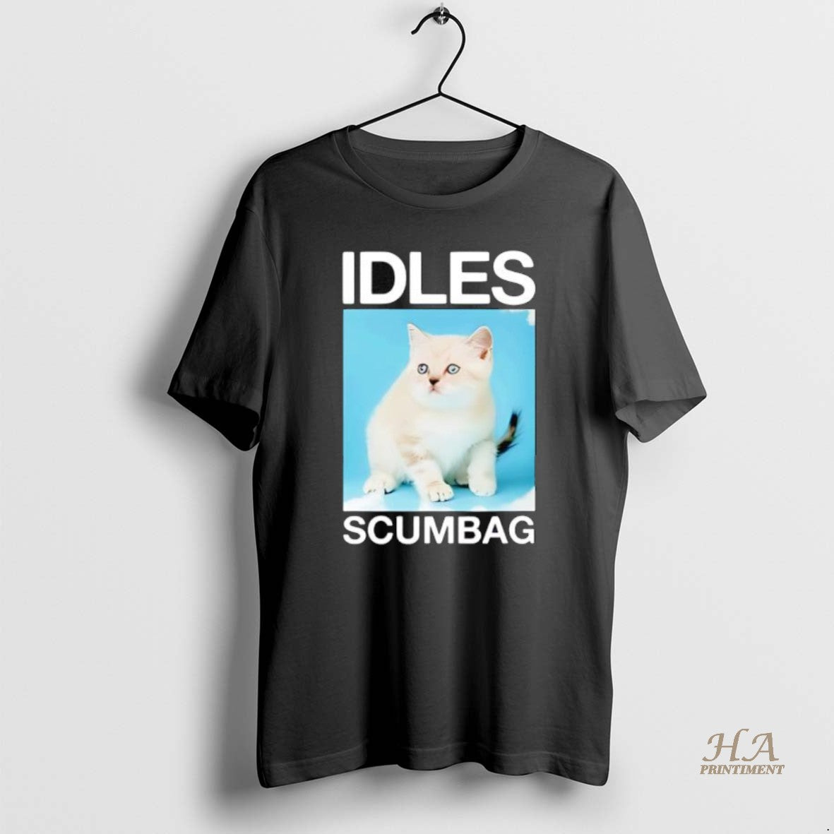 Official Idles Scumbag Cute Cat Fan Shirt Hoodie Sweatshirt | PurePodTees.com