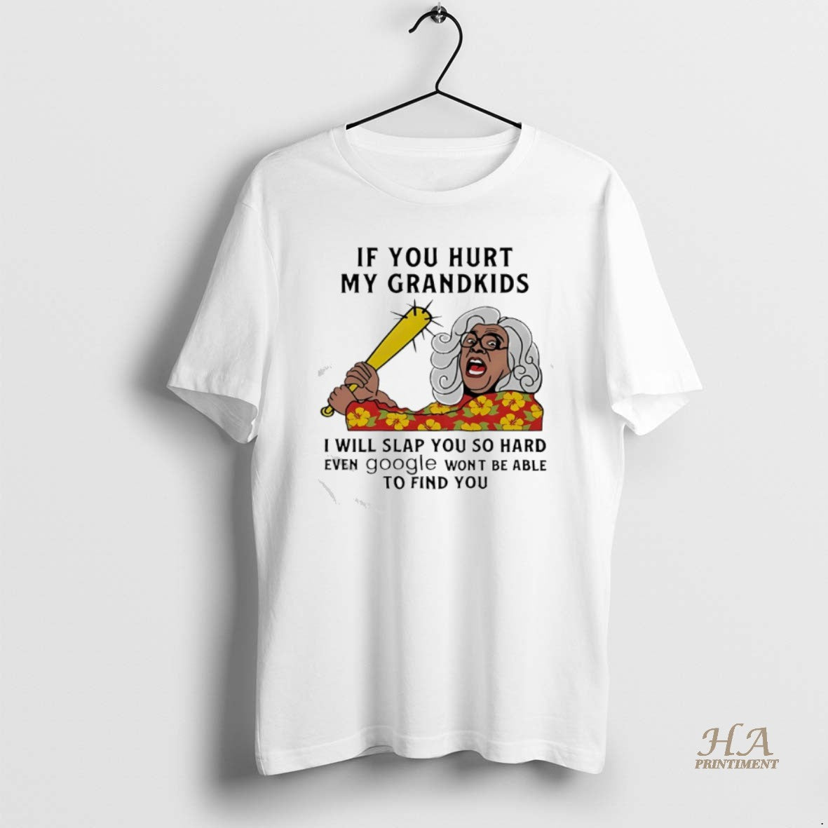 Official If You Hurt My Grandkids I Will Slap You So Hard Google Wont Be Shirt Hoodie Sweatshirt | PurePodTees.com