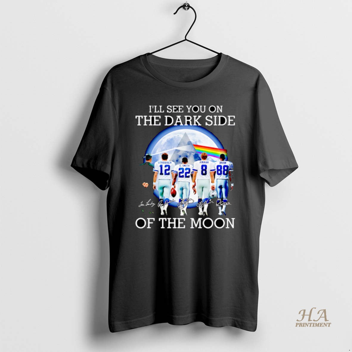 Official Ill See You On The Dark Side Of The Moon Dallas Cowboys Shirt Hoodie Sweatshirt | PurePodTees.com