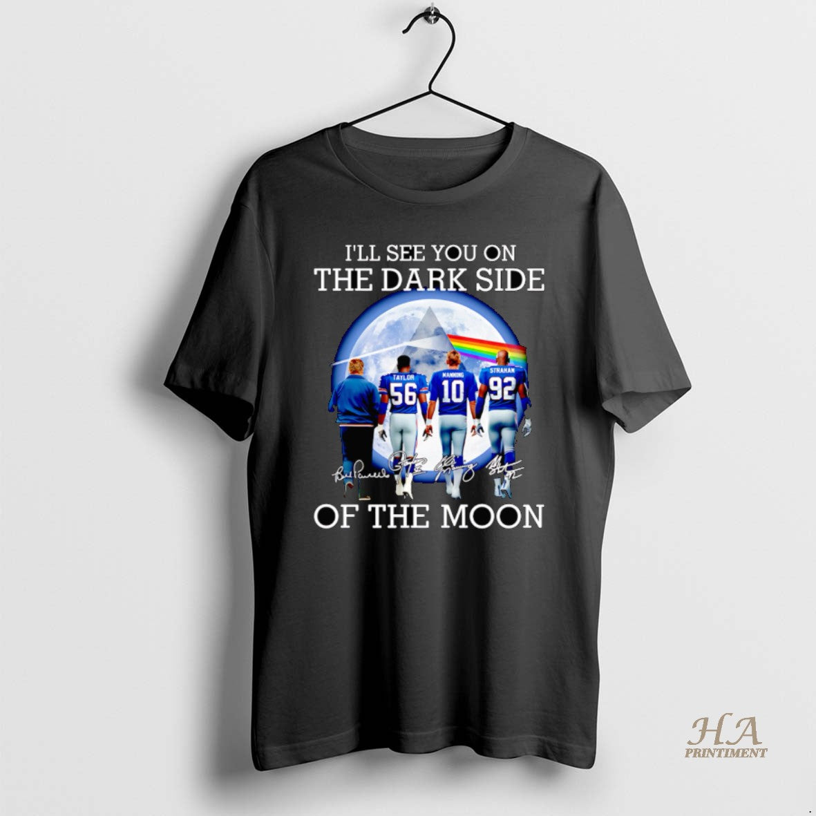 Official Ill See You On The Dark Side Of The Moon New York Giants Shirt Hoodie Sweatshirt | PurePodTees.com
