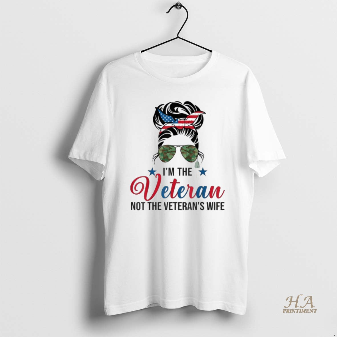 Official Im The Veteran And The Veterans Wife Female Veterans Day Shirt Hoodie Sweatshirt | PurePodTees.com