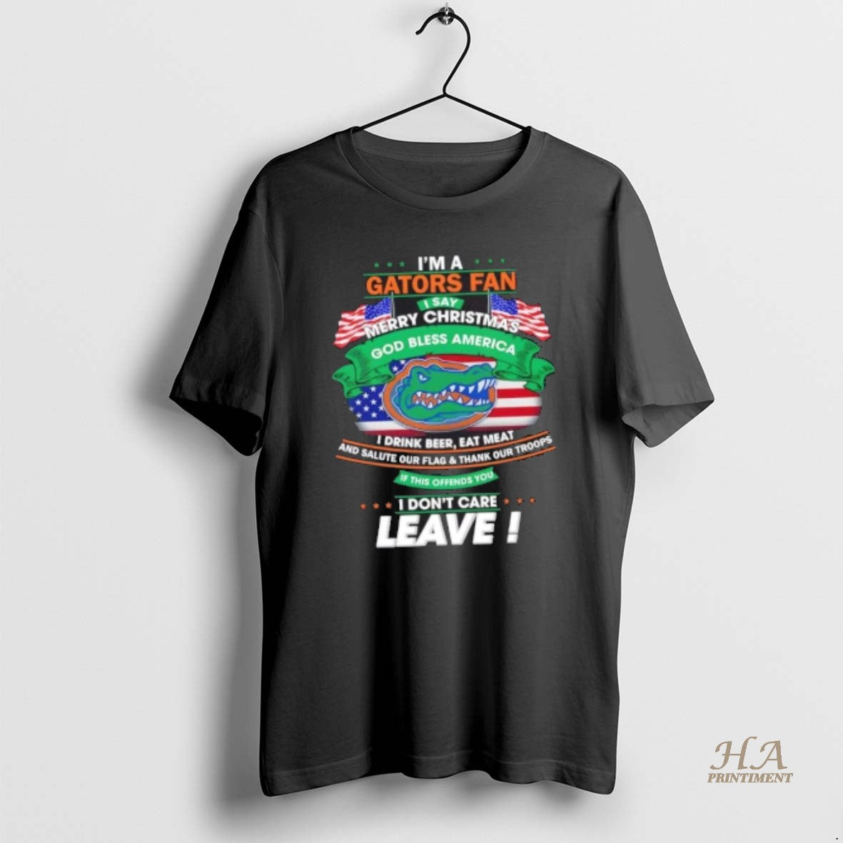 Official Im A Florida Gators Fan I Say Merry Christmas God Bless America I Dont Shirt Hoodie Sweatshirt | PurePodTees.com