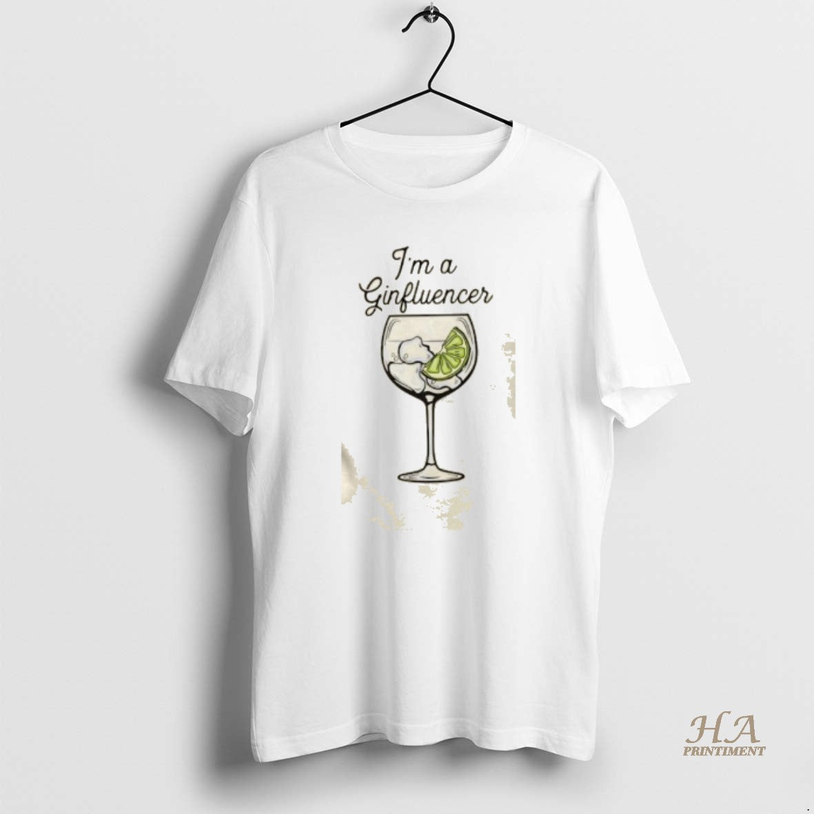 Official Im A Ginfluencer Gin Lover Gift Shirt Hoodie Sweatshirt | PurePodTees.com