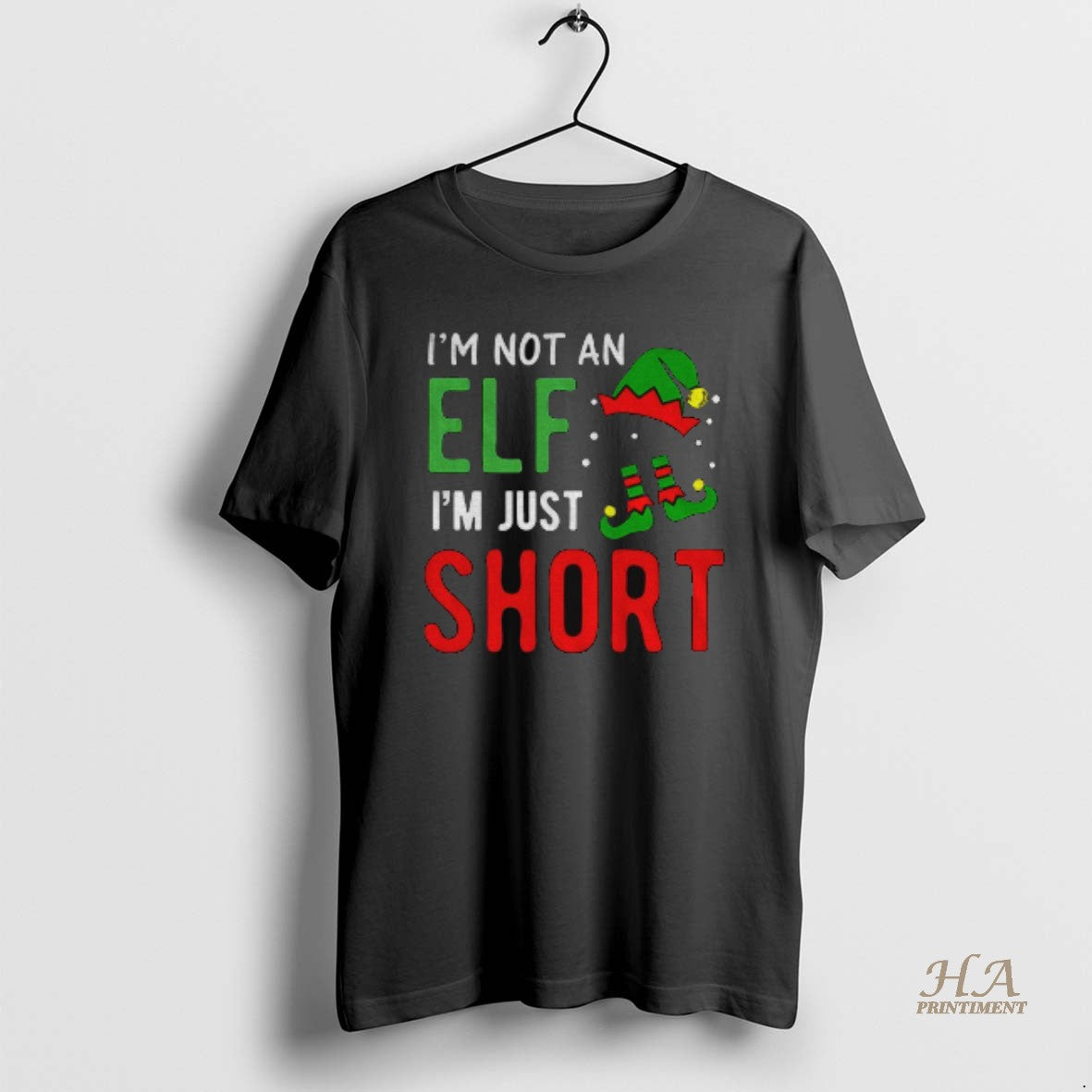 Official Im Not An Elf Im Just Short Christmas 2025 Shirt Hoodie Sweatshirt | PurePodTees.com