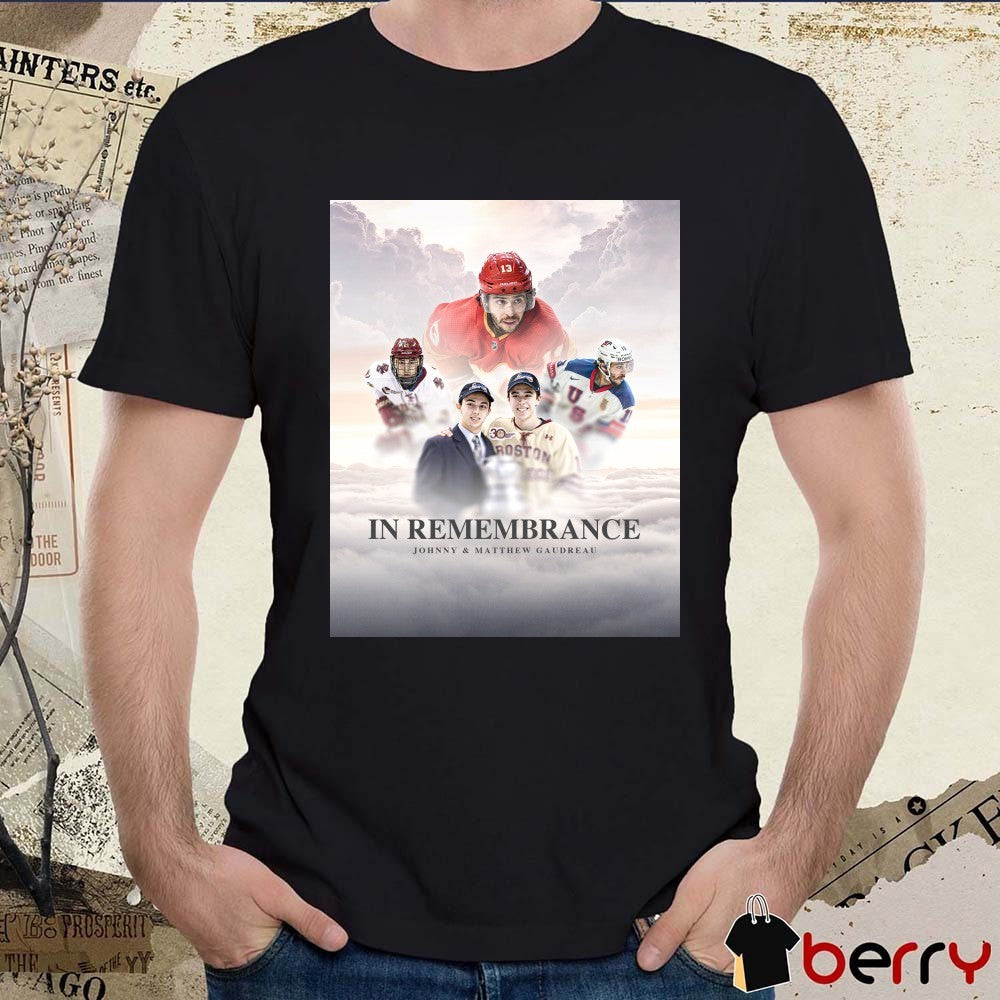 In Remembrance Johnny And Matthew Gaudreau Poster t-shirt