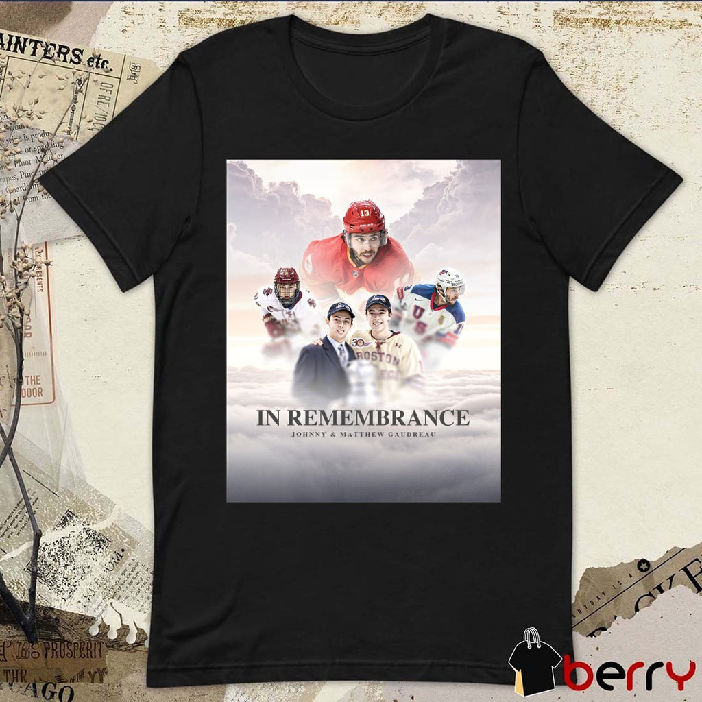 In Remembrance Johnny And Matthew Gaudreau Poster t-shirt