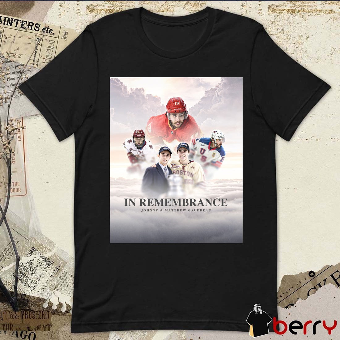 In Remembrance Johnny And Matthew Gaudreau Poster t-shirt