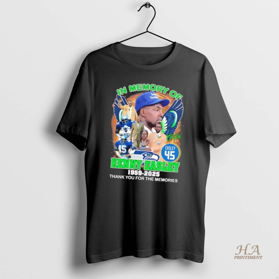 Official In Memory Of Kenny Easley 1959 2025 Thank You For The Memories Shirt Hoodie Sweatshirt | PurePodTees.com