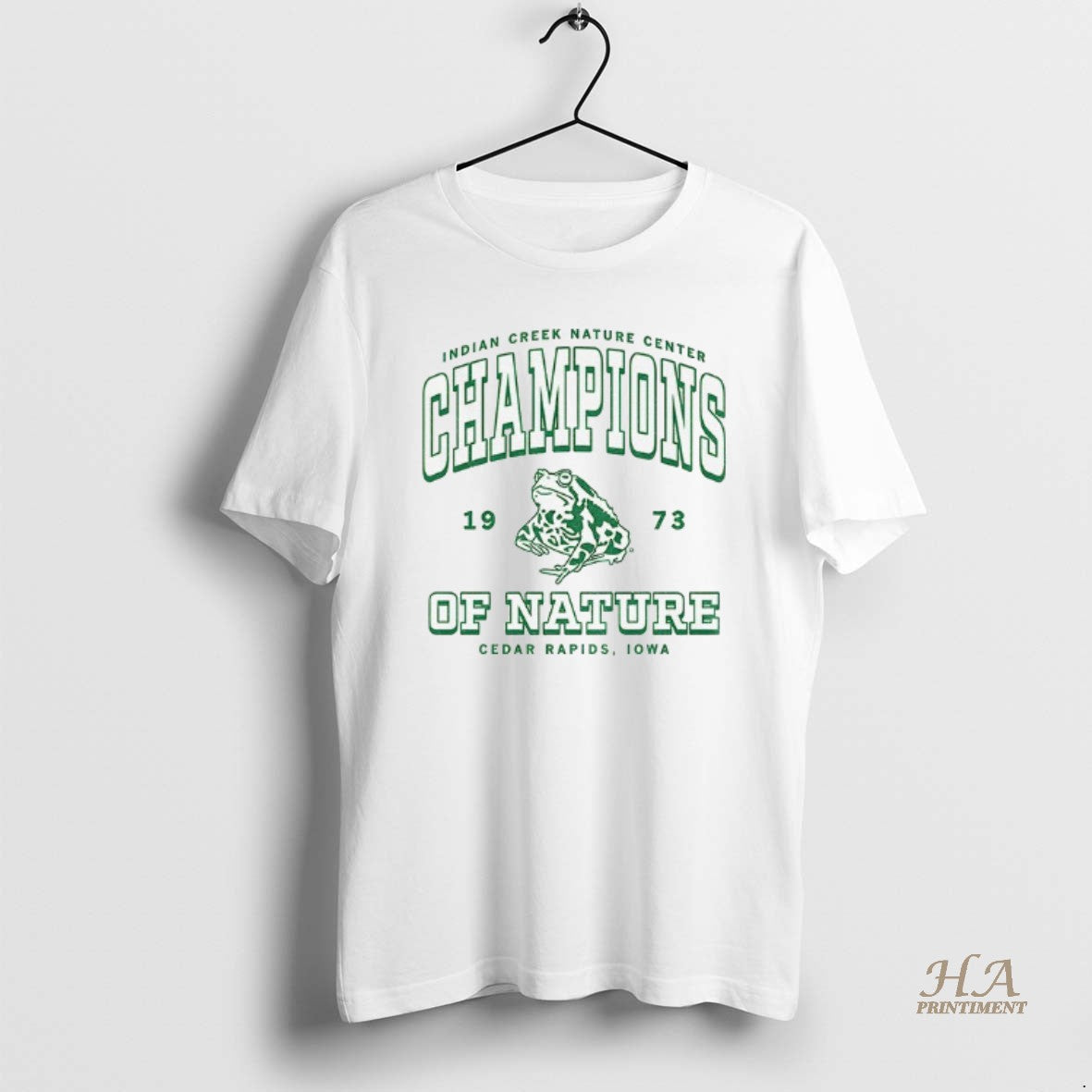 Official Indian Creek Nature Center Champions Of Nature 1973 Cedar Rapids Iowa Shirt Hoodie Sweatshirt | PurePodTees.com
