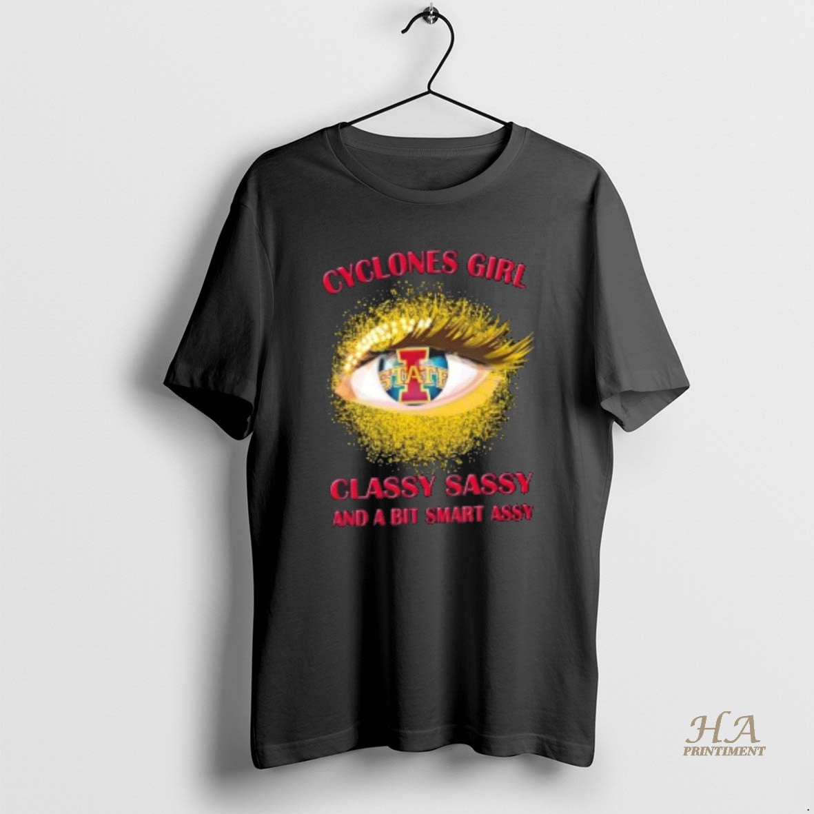 Official Iowa State Cyclones Eye Girl Fans Classy Sassy And A Bit Smart Assy Shirt Hoodie Sweatshirt | PurePodTees.com