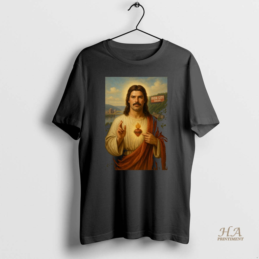 Official Iron City Beer He Is Risen Jesus Christ Pittsburgh Pennsylvania Shirt Hoodie Sweatshirt | PurePodTees.com