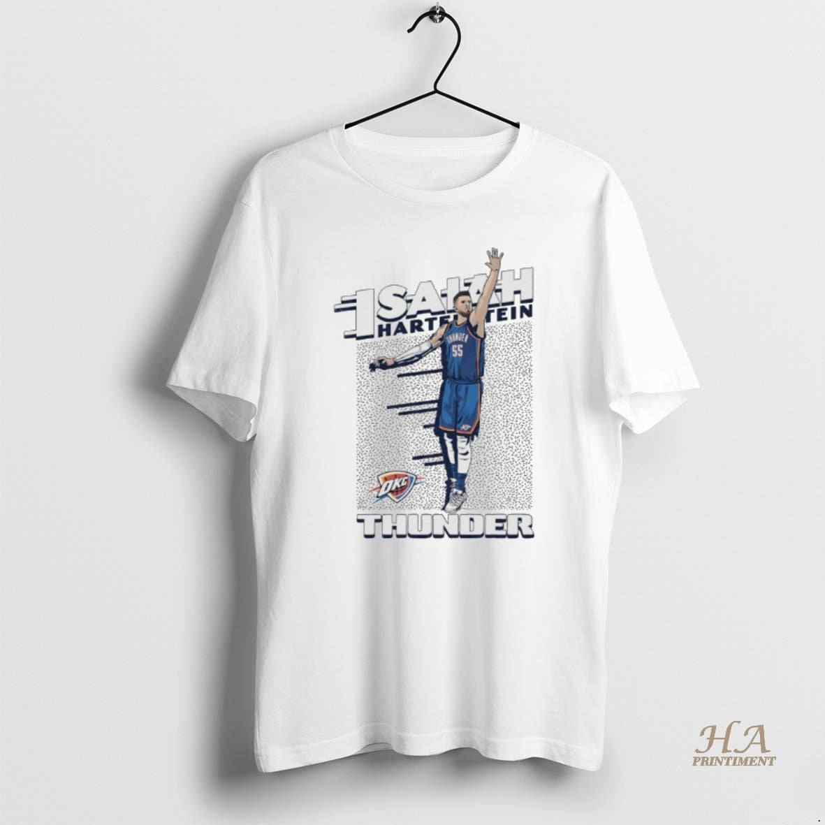 Official Isaiah Hartenstein Oklahoma City Thunder Player Graphic Shirt Hoodie Sweatshirt | PurePodTees.com