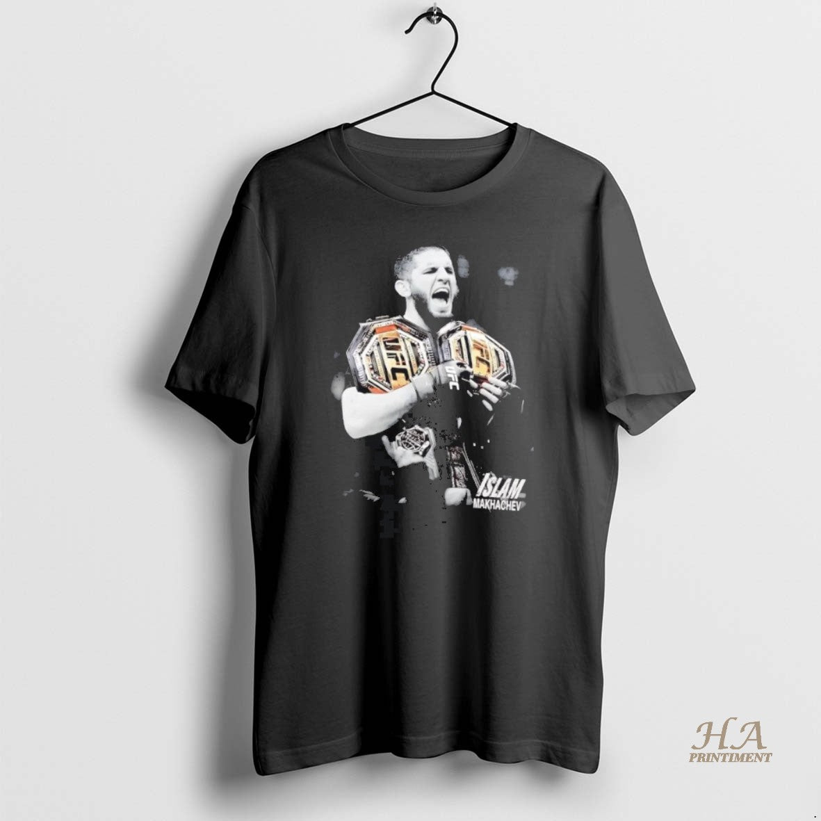 Official Islam Makhachev Champions Belts 2025 Shirt Hoodie Sweatshirt | PurePodTees.com