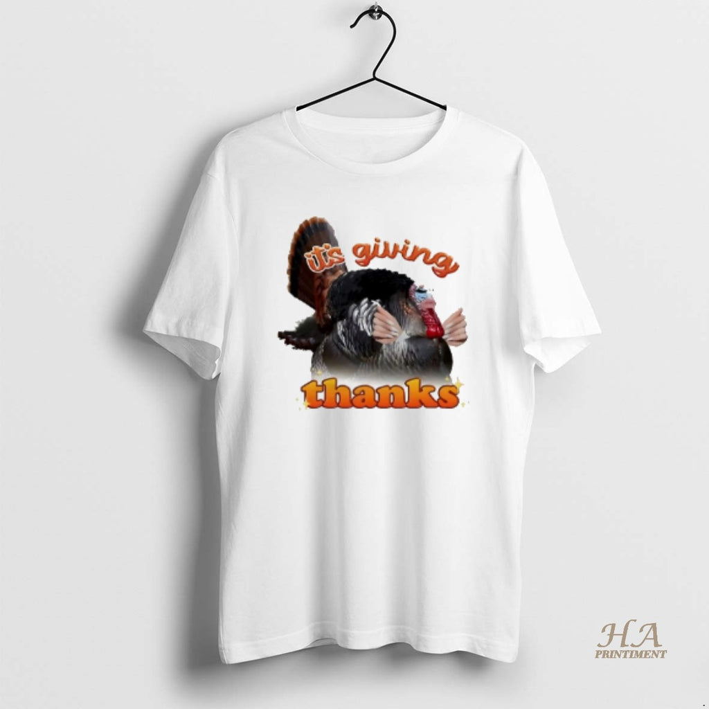 Official Its Giving Thanks Turkey Thanksgiving 2025 Shirt Hoodie Sweatshirt | PurePodTees.com