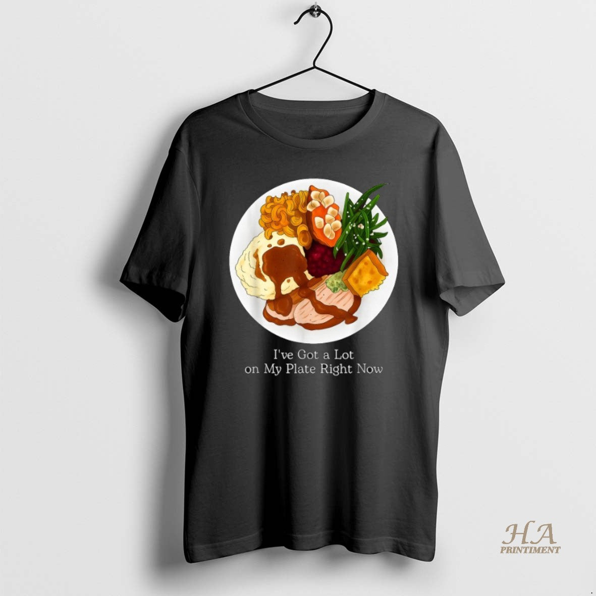 Official Ive Got A Lot On My Plate Food Shirt Hoodie Sweatshirt | PurePodTees.com