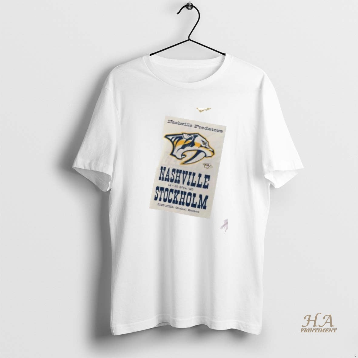 Official J7l1xfkz Nashville Predators 2025 Hometown To Stockholm Global Series Shirt Hoodie Sweatshirt | PurePodTees.com