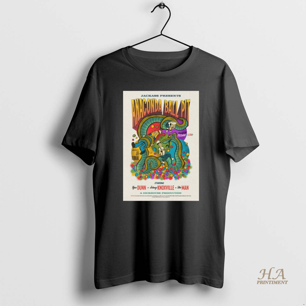 Official Jackass Presents Anaconda Ball Pit Ryan Dunn Johnny Knoxville And Wee Man Shirt Hoodie Sweatshirt | PurePodTees.com