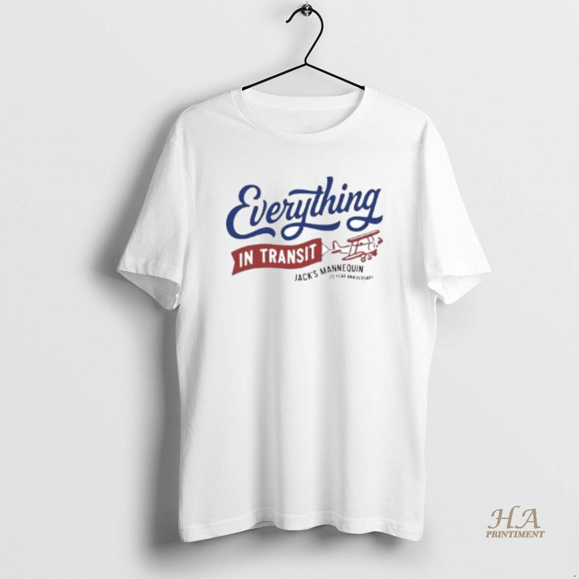Official Jacks Mannequin Everything In Transit 20 Year Anniversary Circle White Shirt Hoodie Sweatshirt | PurePodTees.com