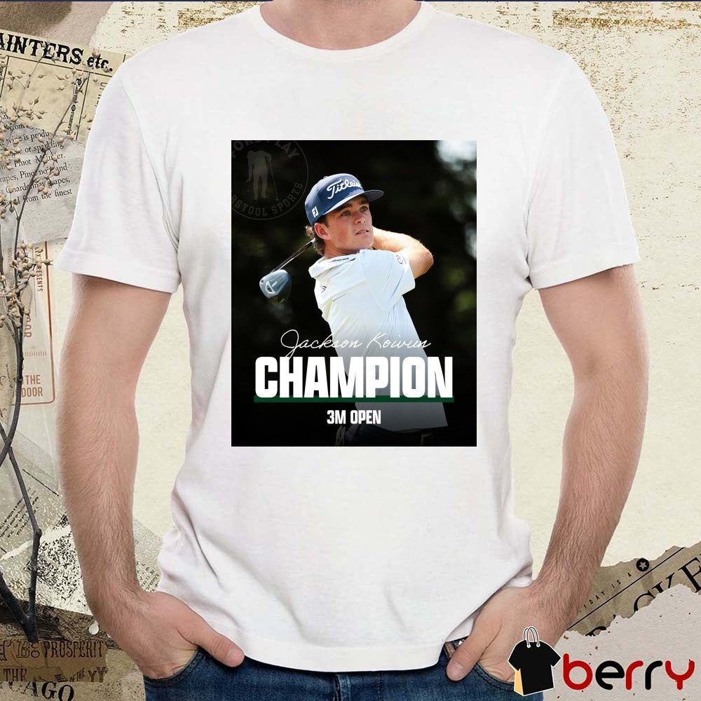 Jackson Koivun 2026 Champion 3M PGA Tour Winner Open Fore Play Poster t-shirt