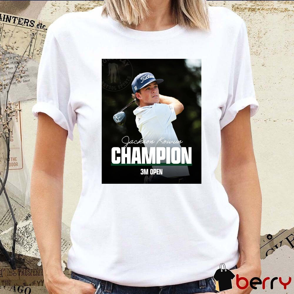 Jackson Koivun 2026 Champion 3M PGA Tour Winner Open Fore Play Poster t-shirt