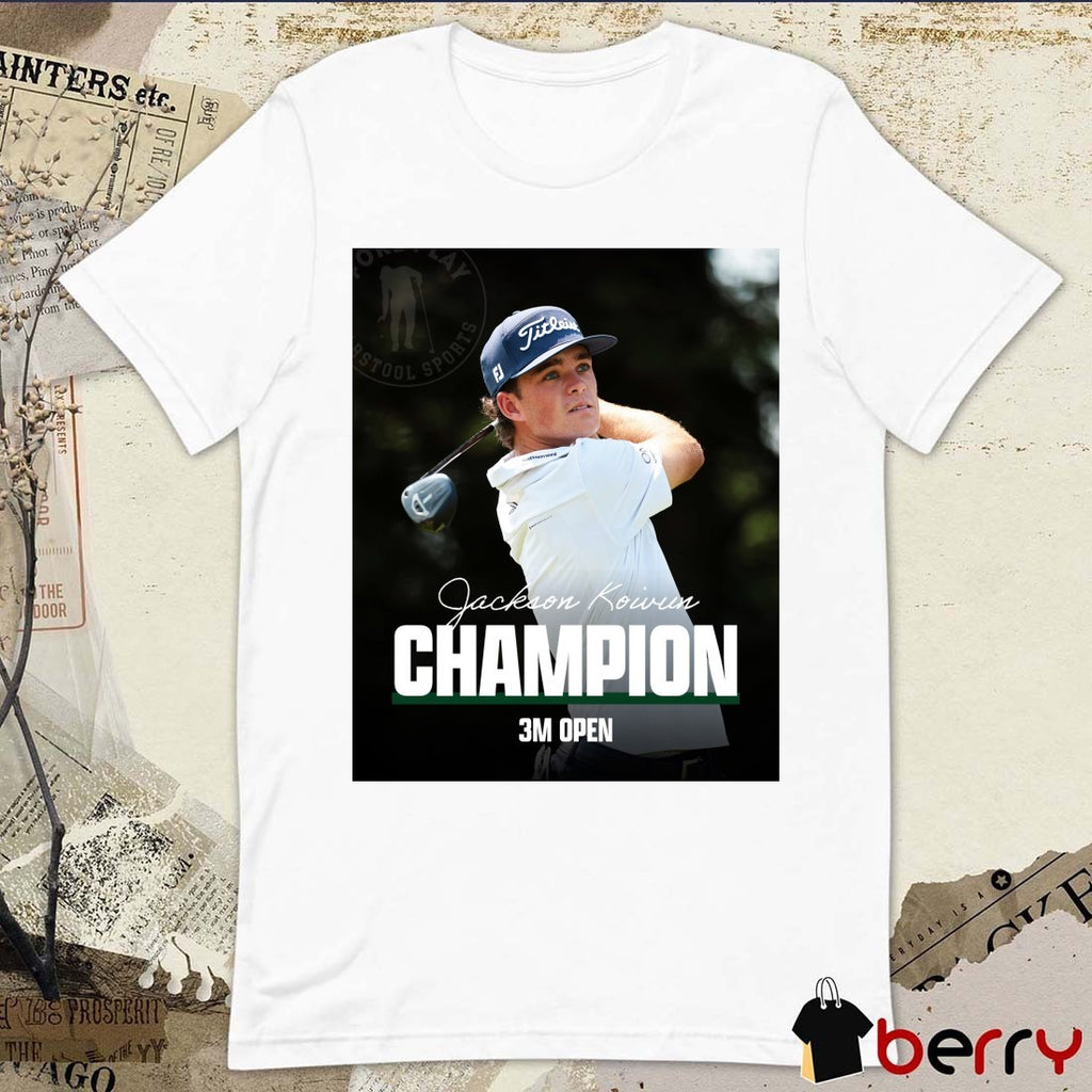 Jackson Koivun 2026 Champion 3M PGA Tour Winner Open Fore Play Poster t-shirt